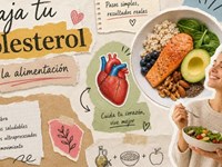 Cómo bajar el colesterol con la alimentación paso a paso.