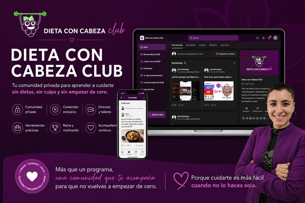 Foto 1 Dieta con Cabeza Club | Mantén tus resultados y dejar de vivir a dieta