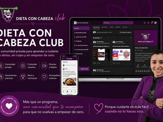Dieta con Cabeza Club | Mantén tus resultados y dejar de vivir a dieta