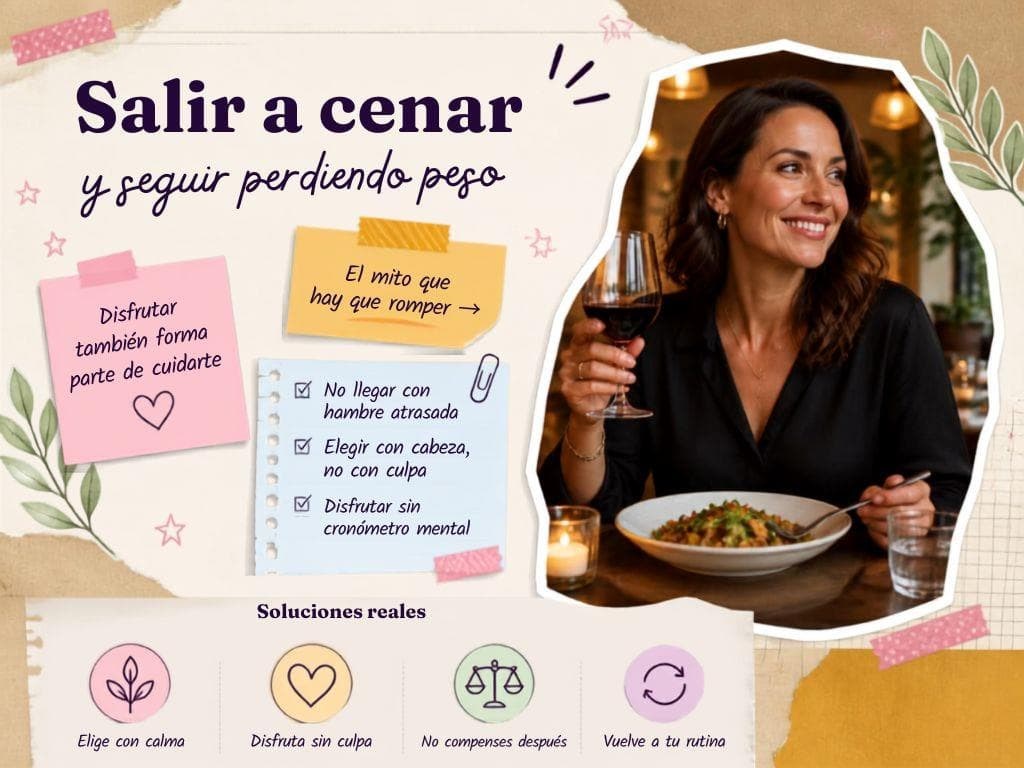 ¿Es posible perder peso sin dejar de salir a cenar?