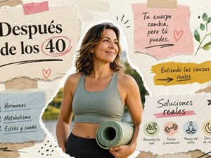 Perder peso después de los 40: causas reales y soluciones